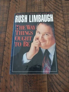 Rush Limbaugh, The Way Things Ought To Be 1992 First Edition - Picture 1 of 20