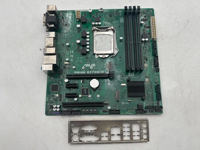ASUS PRIME Q270M‑C LGA1151 mATX Motherboard w/ I/O Shield | C6F4 Tested - Image 1 of 2