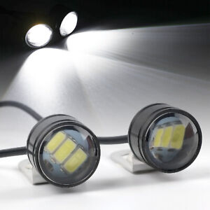 X2 5730 SMD LED Eagle Eye Light Projector Driving Light DRL Headlight Fog Lamp