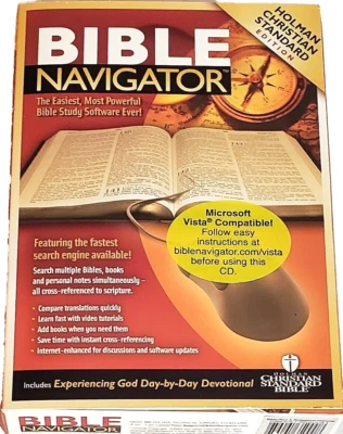 Holman Christian Edition Bible Navigator Windows  CD 98/2000/XP or later - Image 1 of 2