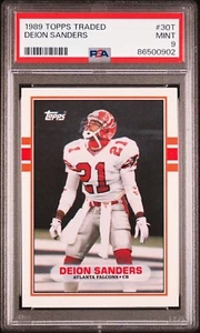 1989 Topps gehandelt - #30T Deion Schleifer (RC) PSA 9 - Bild 1 von 3
