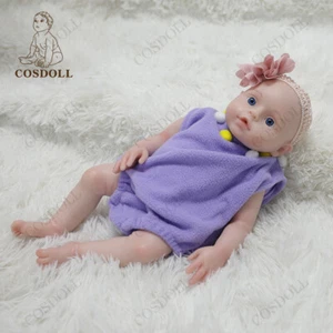 18" Drink-Wet Full Body Silicone Newborn Realistic Reborn Baby Doll Girl Doll US - Picture 1 of 7