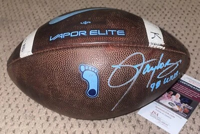 ЛОРЕНС ТЕЙЛОР ПОДПИСАННЫЙ UNC NIKE ИГРЫ ФУТБОЛ JSA АВТОГРАФ LT КАБЛУКИ ПАРА Б/У - Изображение 1 из 4