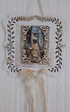 Antique French Style Boho Fashion Vintage Chic Hanging Wall art Picture Plaque 