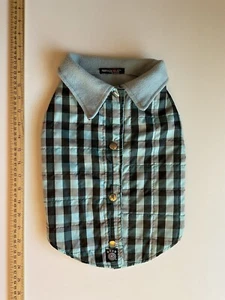 Pet Dog Vest Jacket Warm Waterproof Clothes MEDIUM Winter Plaid Coat *FREE SHIP - Picture 1 of 2
