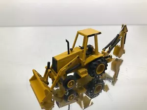 NZG 285 CAT 416 BACK HOE LOADER BAGGERLADER -YELLOW 1:50- GOOD - 340 - Imagen 1 de 7