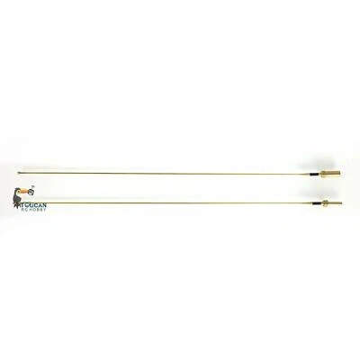 1Pair Metal Antenna Accessories for HL 1/16 RC Tank Model Leopard2A6 3889 Parts - image 1 of 2