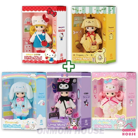 Sanrio Characters x Little Mimi 5 Styles Set Figure Doll Korean Toy Cover