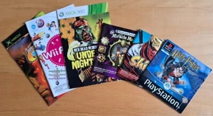 MULTI FORMAT GAME MANUAL ONLY SELECTION PS1 PS3 WII XBOX 360 3DS PSP - Picture 1 of 27