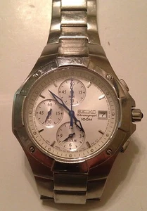 Vintage Seiko 2-Button Chronograph Men's Watch - Picture 1 of 5