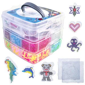 La Manuli Bügelperlen Set 10.000pcs 23 Farben 5mm DIY Bastelset - Bild 1 von 10