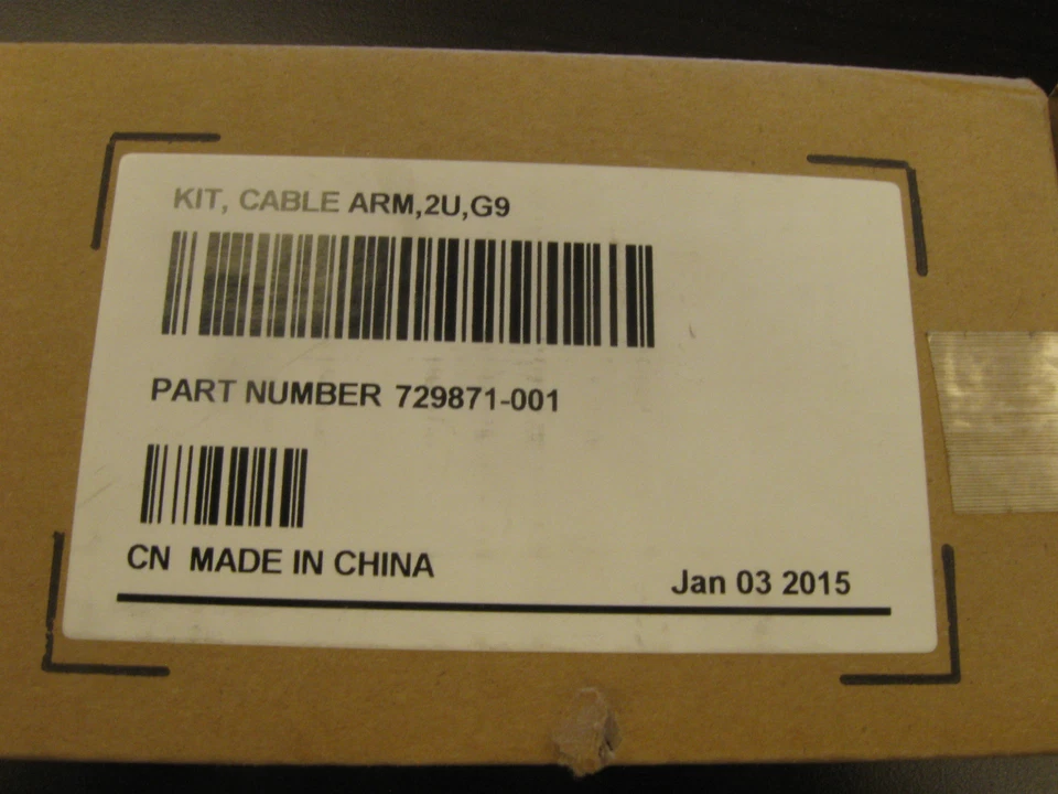 HP 729871-001 Kit 2U Cable Arm G9 - Image 1 of 3