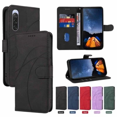 For Sony Xperia 10 V IV 5 IV 1 V IV Flip Wallet Card Holder Leather Case Cover - Image 1 of 4