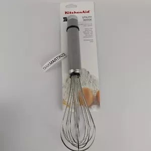 KitchenAid Gray Utility Whisk KE060OHGSA Whipping Beating Mixing Sturdy - Picture 1 of 4