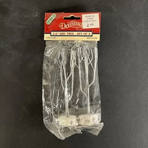 Lemax 5-6” Dry Tree Set Of 2! New!  - Picture 1 of 7