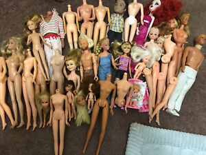 Vintage Barbie Doll Lot Parts TLC And Bratz Dolls
