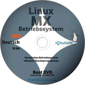 Linux MX 32 Bit 2025, komplettes Betriebssystem in deutsch - Bild 1 von 2