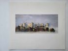Vintage Print 1991 Prince of Wales Watercolour (now King Charles) Windsor Castle