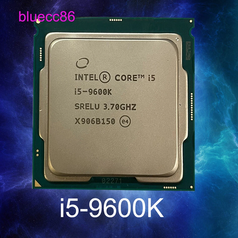  Intel Core i5-9600K LGA 1151 Coffee Lake CPU Processor 3.7GHz 6Core 9MB - Image 1 of 1