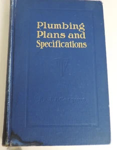 1910 Plumbing Plans and Specifications by J.J. Cosgrove HC - Picture 1 of 17