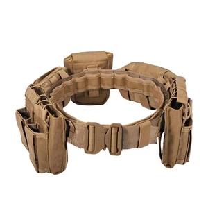 YAKEDA Battle Belts for Men Tactical: Tactical Heavy Duty Belts Law Enforceme... - Picture 1 of 6
