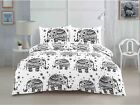 Indian Elephant Printed Modern Duvet Quilt Cover and Pillowcase Bedding Sets