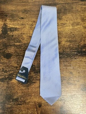 Corbata Brooks Brothers azul claro 100 % seda para hombre 59"" Foto 1 de 4