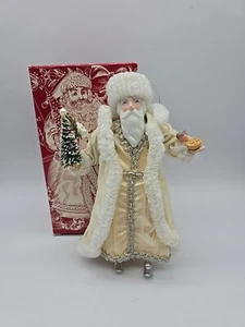Vintage Avon Victorian Christmas with Santa Porcelain Doll Figure 1989 Box Inc - Picture 1 of 12