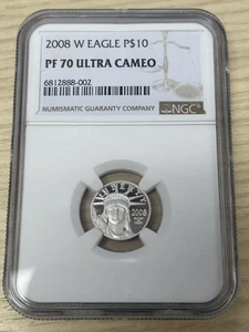 2008 $10 Proof Platinum Eagle NGC PF 70 - Picture 1 of 2
