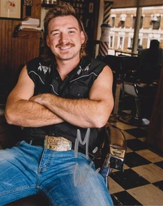 Morgan Wallen 8" x 10" Foto handsigniert 2024 + COA Garantie - Bild 1 von 1