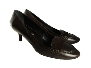 Tod's Damenschuhe braun italienisches Leder hochhackige Pumps US 6,5 7 EU Größe 37 - Bild 1 von 11