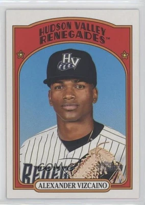 2021 Topps Heritage Minor League Edition Short Print Alexander Vizcaino #201 - Image 1 of 2