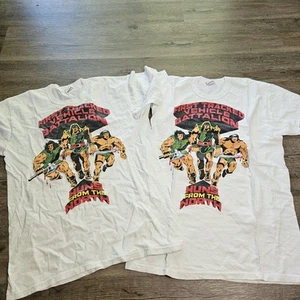 Vintage T-Shirt Gr. M Hunnen aus dem Nordkrieger Wikingerbataillon Einzelnaht LESEN - Bild 1 von 14