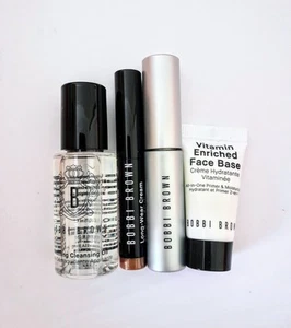 Bobbi Brown 4 Pieces Mini Make-Up; Cleansing oil, Eye Shadow, Mascara Face Base - Picture 1 of 7