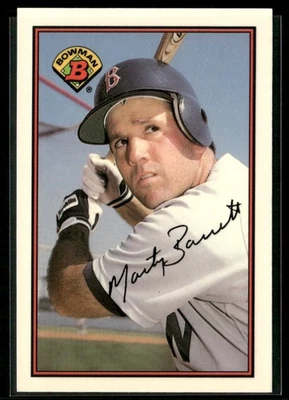 1989 Bowman #28 Marty Barrett Collector's Edition (Tiffany) Boston Red Sox - Image 1 of 2
