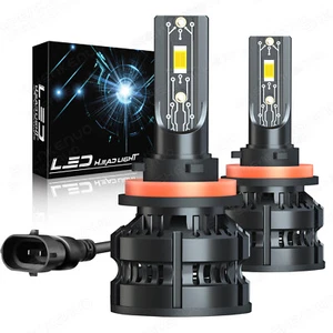 For Chevy Silverado 1500 2500HD 2007-2020 H11 LED Headlight LOW Beam Xenon White - Picture 1 of 48