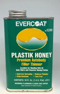 Evercoat 1249 Plastik Honey Premium Autobody Filler Thinner 16OZ. - Picture 1 of 1