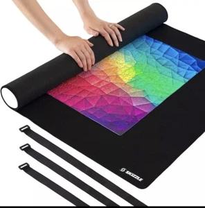 Puzzle Mat Roll Up - 47" X 30" No Fold Jigsaw Puzzle Mat for 2000, 1500 and 1000 - Picture 1 of 9