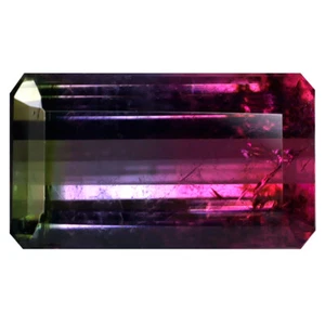 4.90 ct Octagon (14 x 8 mm) Unheated / Untreated Watermelon Tourmaline - Picture 1 of 2