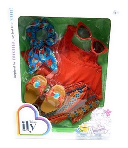 Disney ILY 4ever Inspired by Moana Outfit Sunglasses Flip Flops Ily 4 Ever - Picture 1 of 6