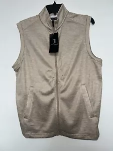 NWT PGA TOUR Men's Textured Fleece Full Zip Vest- Size S - Picture 1 of 5