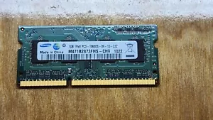 Laptop Memory 1GB PC3-10600S DDR3 1333MHz Samsung Hynix Nanya Elpida - Picture 1 of 1
