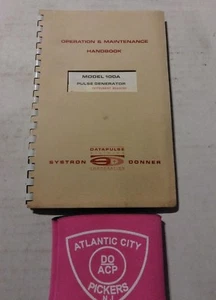DATAPULSE MODEL 100A PULSE GENERATOR OPERATION & MAINTENANCE HANDBOOK - Picture 1 of 6