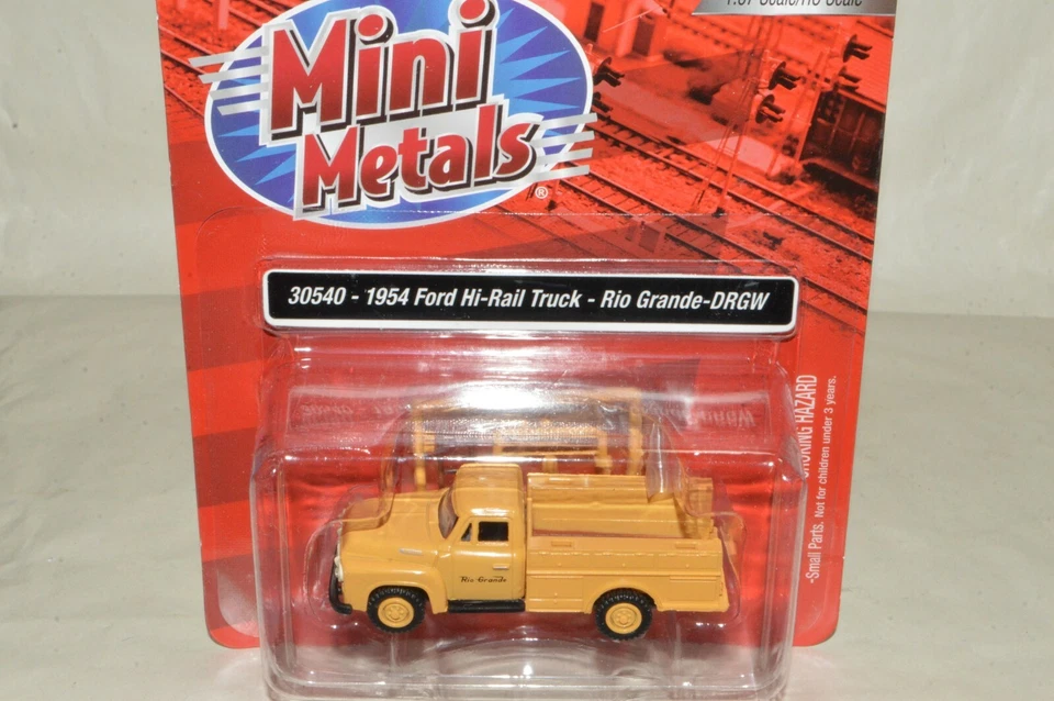 HO Classic Metal Works 30540 Denver & Rio Grande 1954 Ford Hi-Rail Pickup truck - Image 1 of 1
