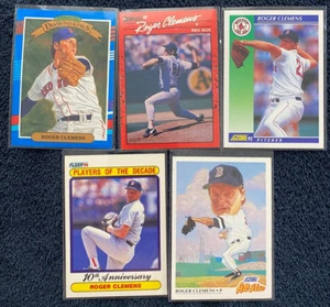 Roger Clemens - Boston Red Sox (Early 1990's 5 Card Lot) - Foto 1 di 1
