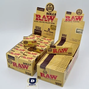 Rohe klassische einzelne breite Papierbox Standard normal normal rollende Rollen Risse - Bild 1 von 21