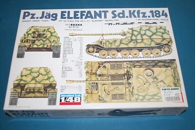 Bandai 55596 - Pz.Jag. Elefant Sd.Kfz. 184  scala 1/48 - Immagine 1 di 2