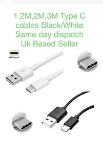 USB C Charging Cable For Samsung Galaxy A70 A20 A22 A40 A50 Type C Charger - Picture 1 of 1