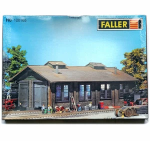 FALLER 120165 HO H0 1:87 KIT Two-stall Engine shed Remise à locomotives 2 places - Picture 1 of 2