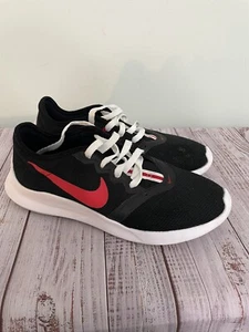 Mens Size 7.5 - Nike Viale Tech Racer Black University Red - Picture 1 of 10